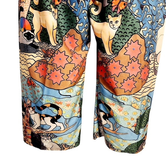 Shein Curve | Women's Colorful Animal Printed Lounge Pants (Size 1XL) - Picture 12 of 13